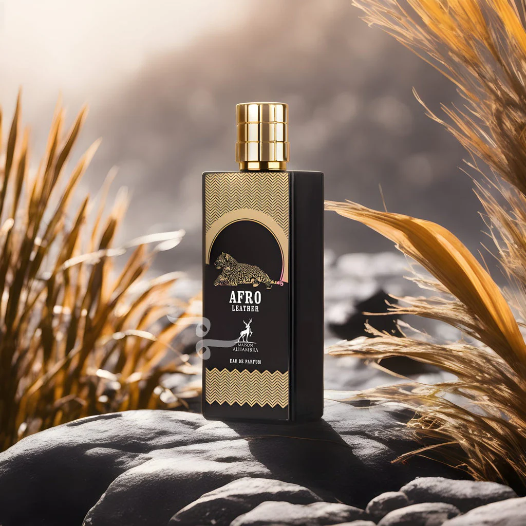 AFRO LEATHER BY MAISON ALHAMBRA EDP FOR MEN & WOMEN 80ML 2.7 FL.OZ. - Image 3