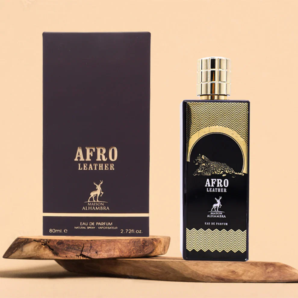 AFRO LEATHER BY MAISON ALHAMBRA EDP FOR MEN & WOMEN 80ML 2.7 FL.OZ. - Image 4