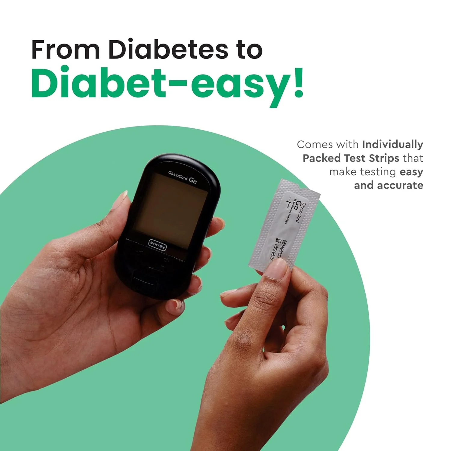 Arkray Glucocard G+ Blood Glucose Test Strips | Individually Packed | Pack of 25 - Image 3