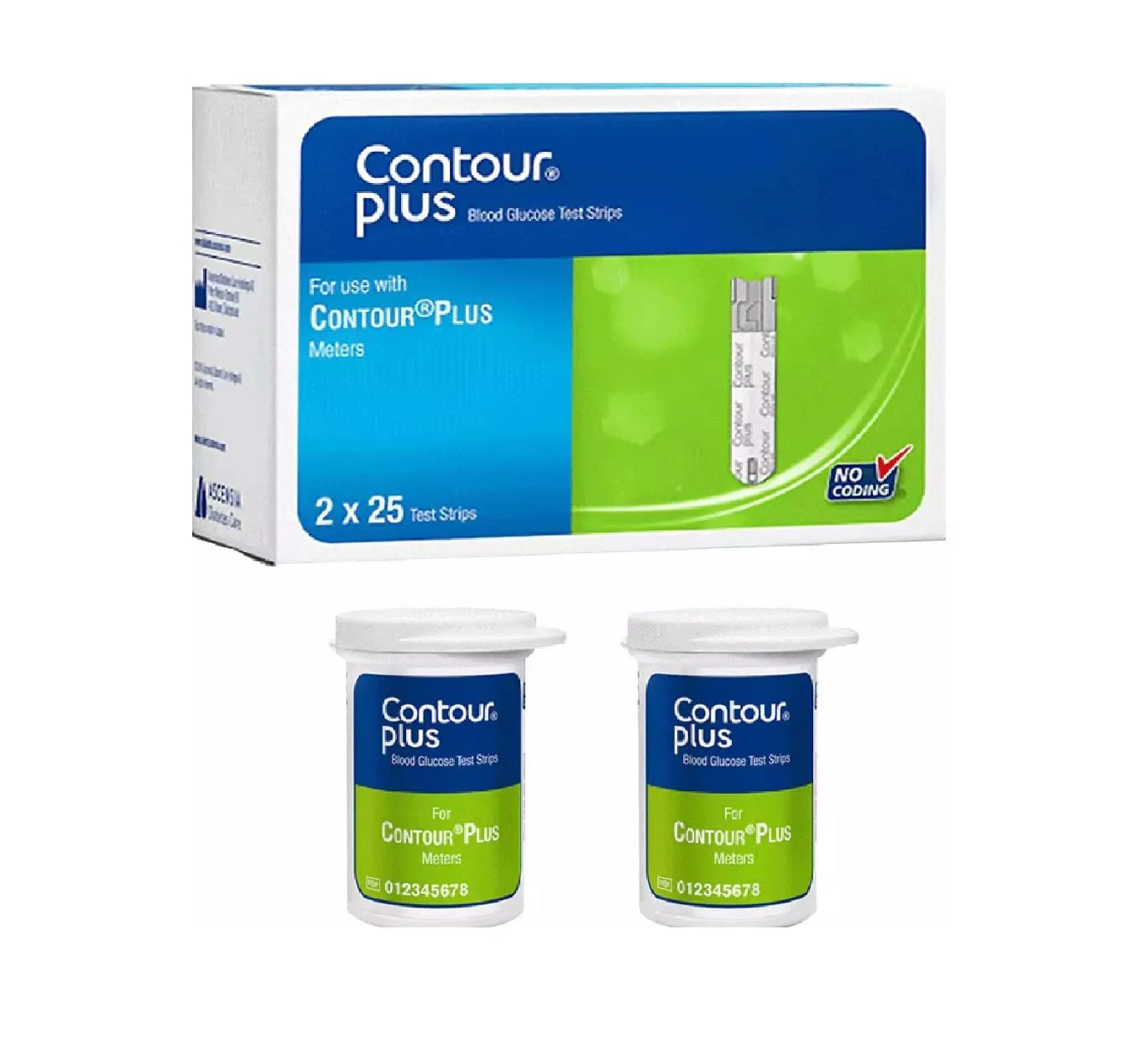 Contour Plus Blood Glucose Test Strip (Pack of 50) - Image 3