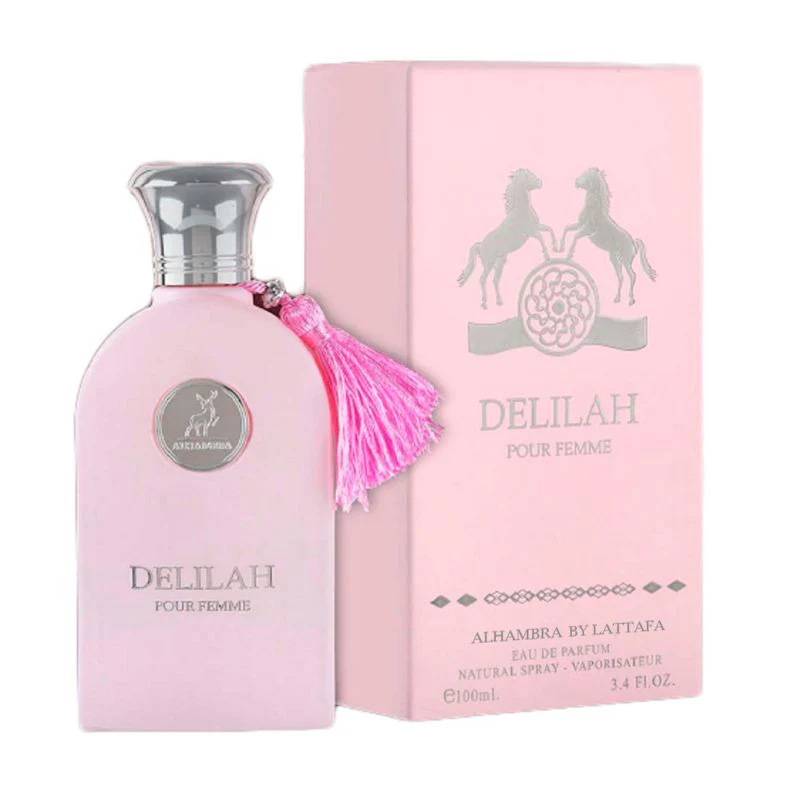 DELILAH POUR FEMME BY MAISON ALHAMBRA EAU DE PARFUM FOR WOMEN 100ML 3.4 FL.OZ. - Image 4