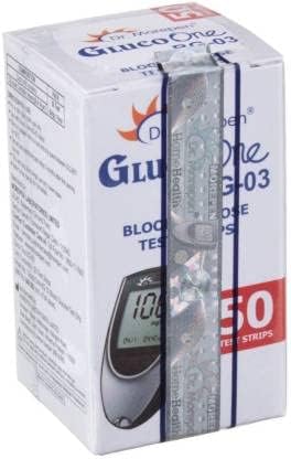 Dr. Morepen BG-03 Blood Glucose Test Strips 50s Pack (Pack of 2) - Image 3