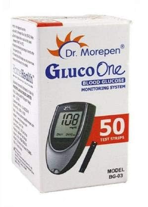 Dr. Morepen BG-03 Blood Glucose Test Strips 50s Pack (Pack of 2) - Image 4
