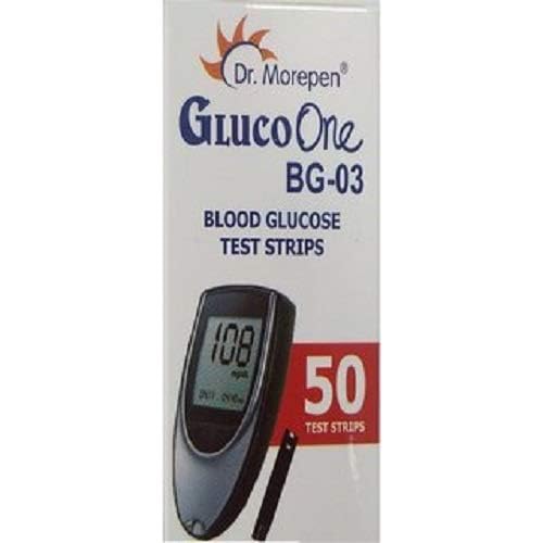 Dr. Morepen BG-03 Blood Glucose Test Strips 50s Pack (Pack of 2) - Image 5