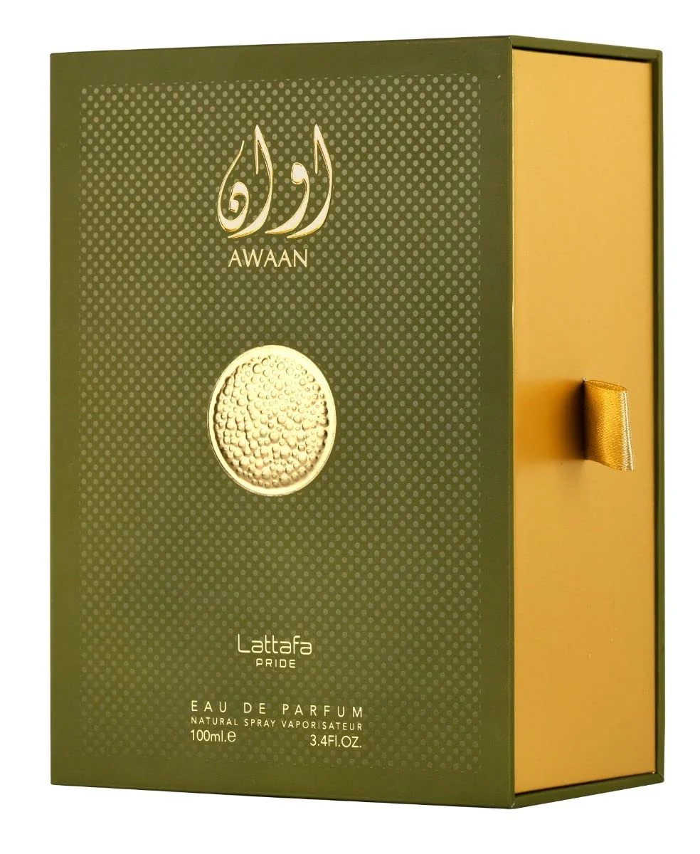 Lattafa Pride Awaan Gold Eau De Parfum 100ml 3.4 Fl.oz. Luxury Unisex Fragrance | Long Lasting - Image 3